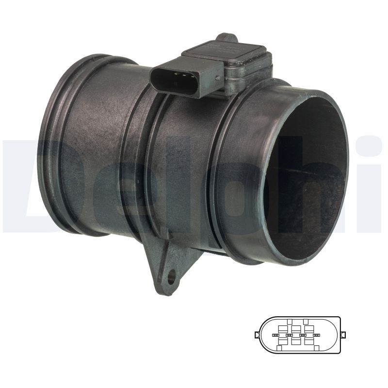 DELPHI Luftmassenmesser Sensor für Land Rover Discovery IV Range Sport - Bild 1 von 1