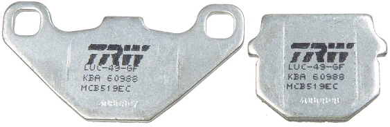 Plaquettes De Frein Avant TRW Lucas MCB598SRQ - Pour Honda CBF 600 SA ABS 2007 - Neuf Sous Emballage
